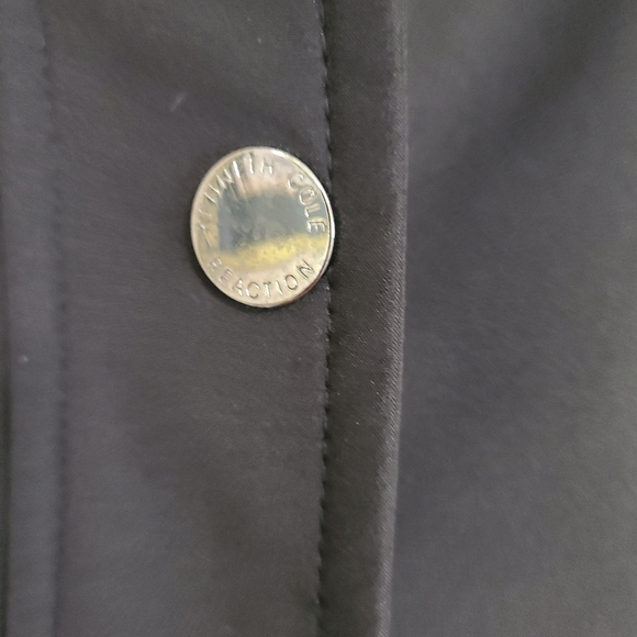 Kenneth Cole Reaction Woman's Hooded Coat, Size: XS Color: Black - Picture 7 of 16